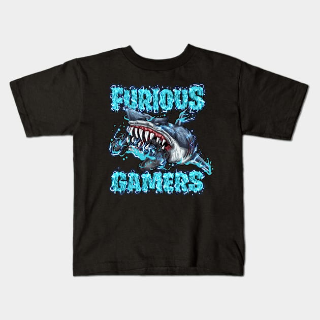 FURIOUS GAMERS 04 Kids T-Shirt by e-one ink